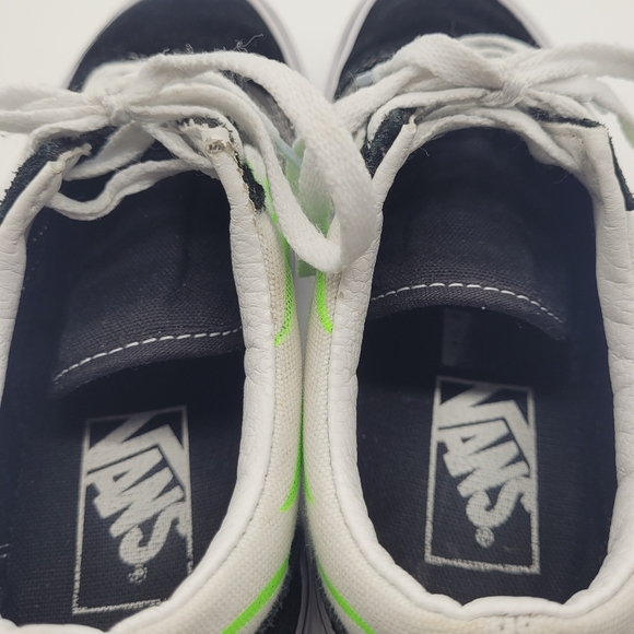 Vans Unisex Off the Wall Old Skool Flame Canvas Skate Sneakers Men’s 5.5 Women 7 - Picture 7 of 11